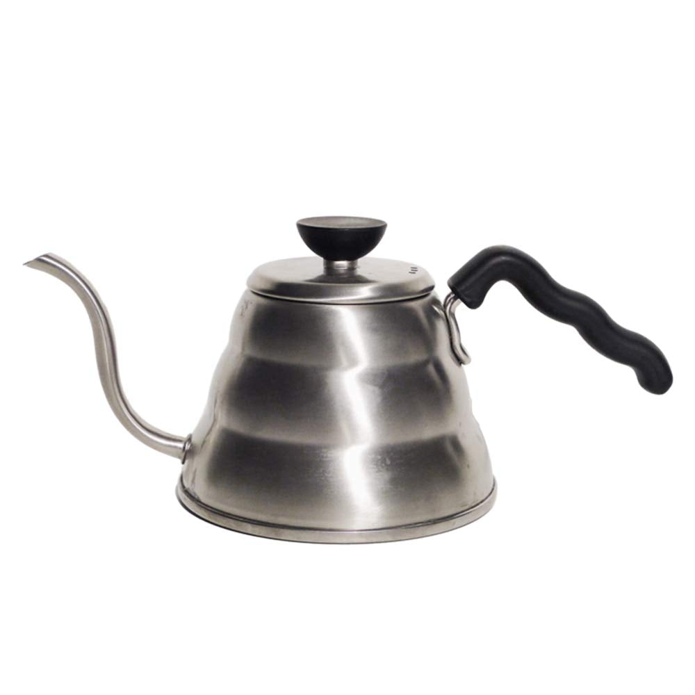 Hario V60 ''Buono'' Drip Kettle Stovetop Gooseneck Coffee Kettle 1.0L, Stainless Steel, Silver