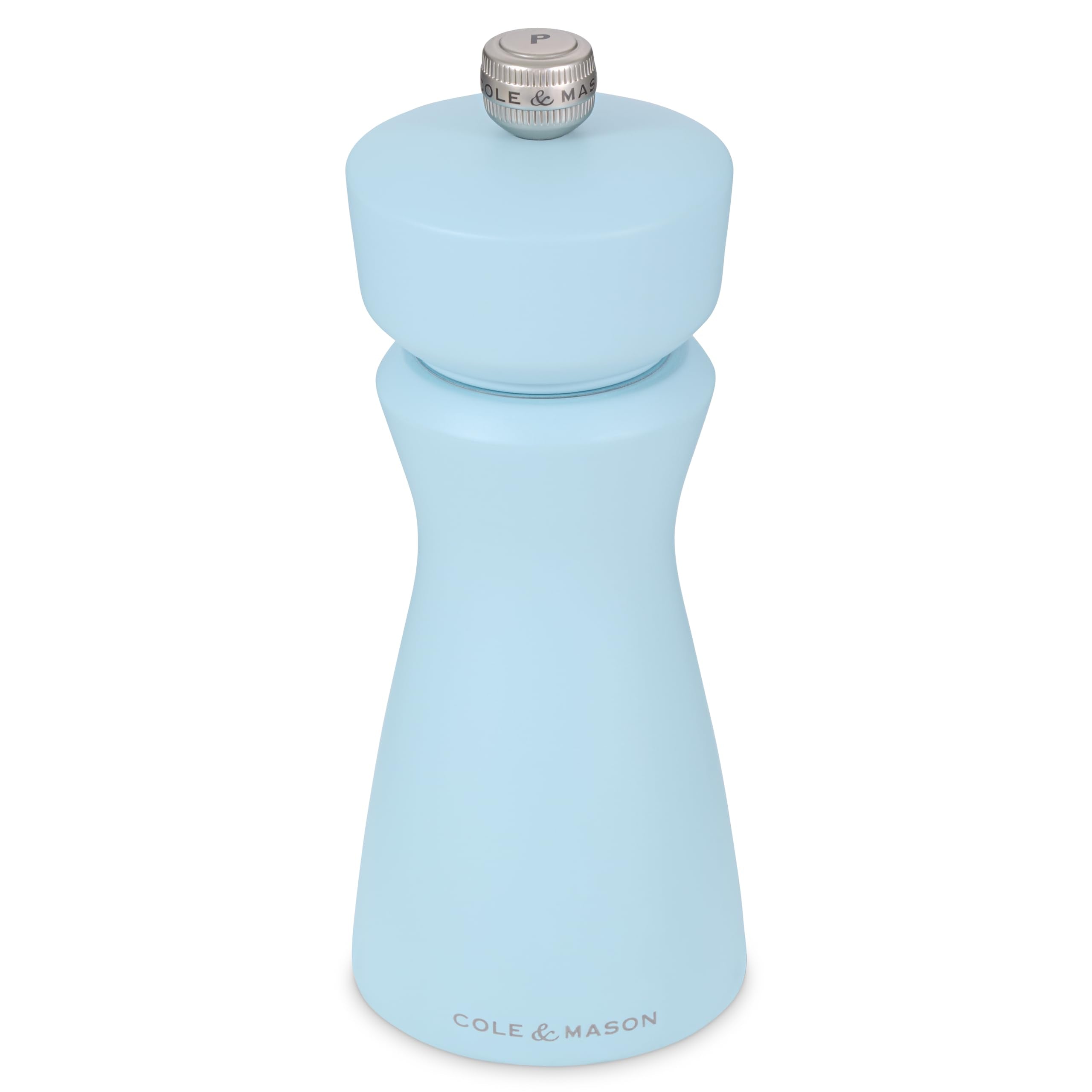 Cole & Mason Kenton Salt and Pepper Mill - Manual Refillable Grinder with Adjustable Ceramic Mechanism - Dining Accessory for Se