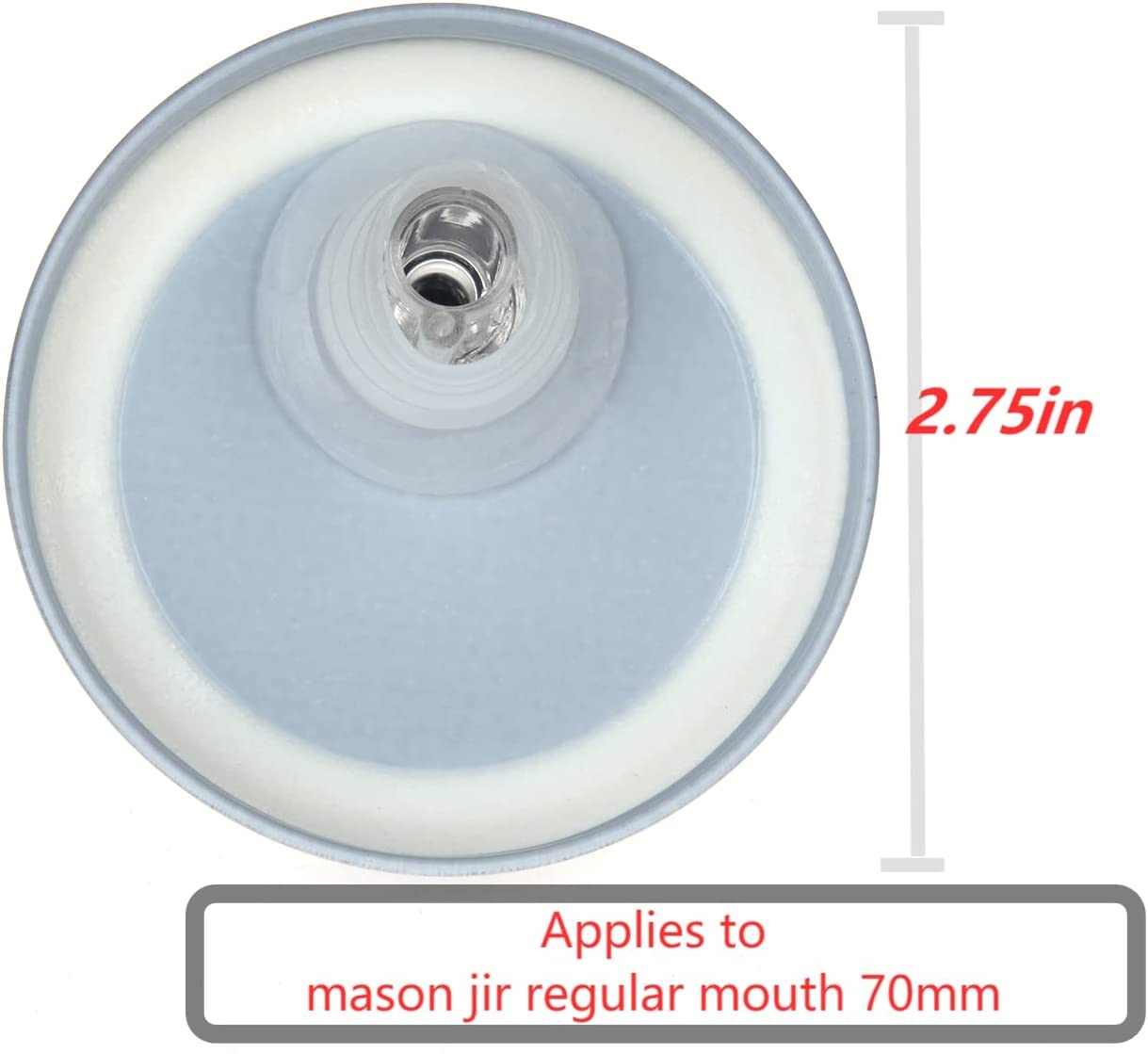 Mason Jar Pour Spouts. Free Flow Mason Jar Pour Spouts, Mason Jar For Spout Regular Mouth Size 70Mm Dispenser Germination Cover.