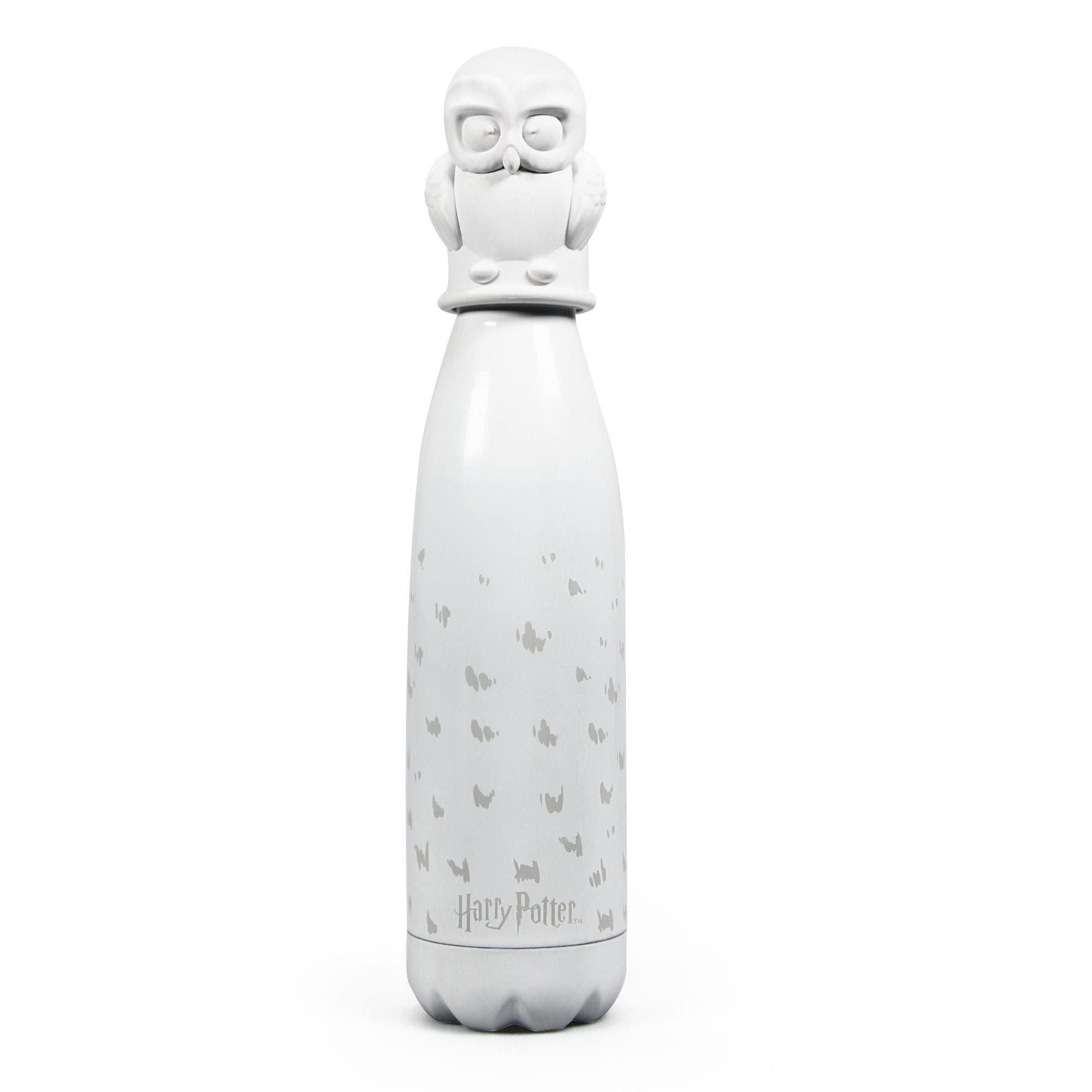 Harry Potter  Water Bottles  Harry Potter Hedwig Metal Water Bottle with 3D Lid 500ml