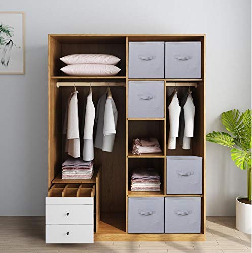 iwill CREATE PRO Pack of 2, Stackable Rigid Storage Containers, Good Size for Clothing, Blankets, Duvets, Pillows Organizer, Dus