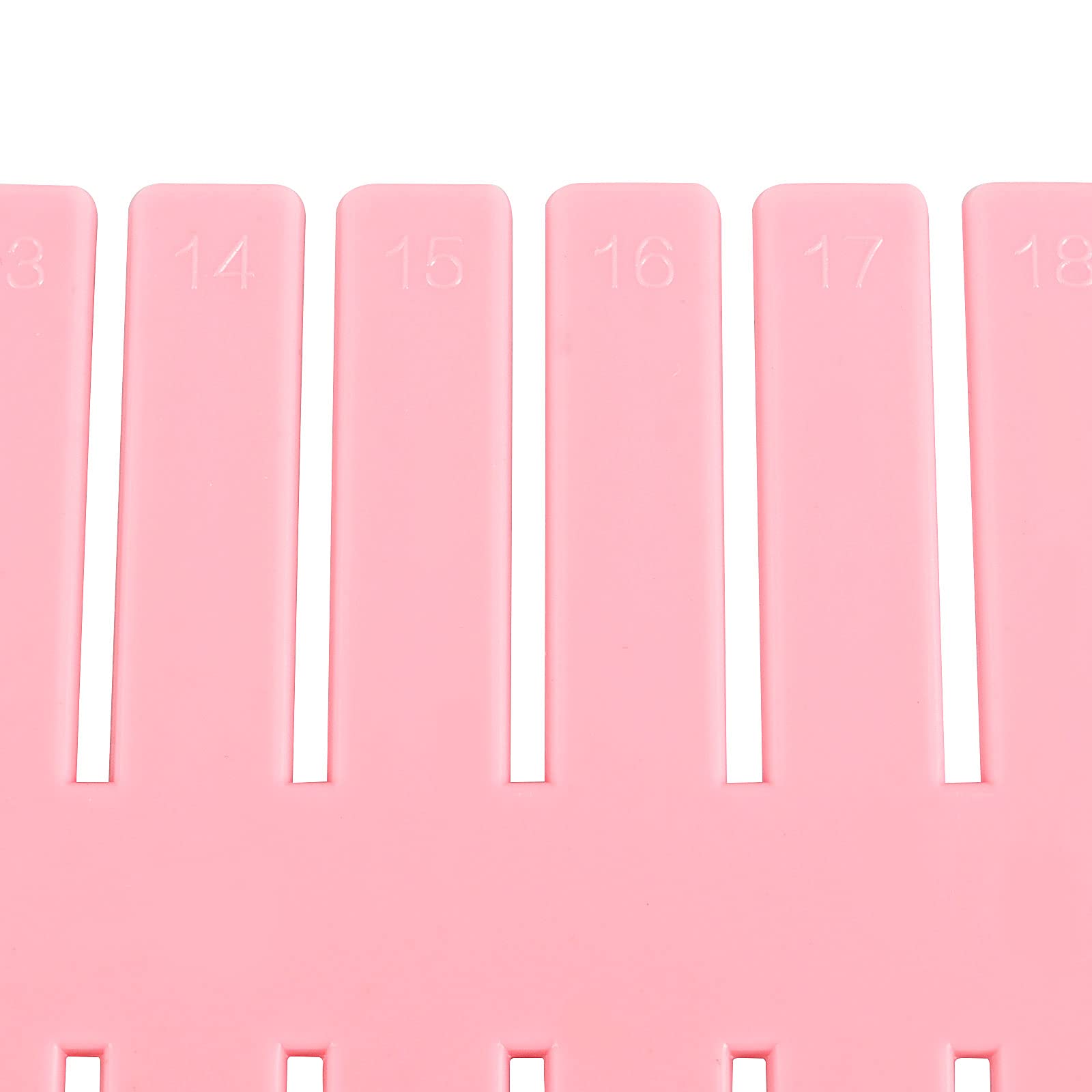 ZOENHOU 60 PCS DIY Drawer Divider Organizers, Pink Drawer Dividers, Adjustable Premium Plastic Organizers for Makeup Drawers Des