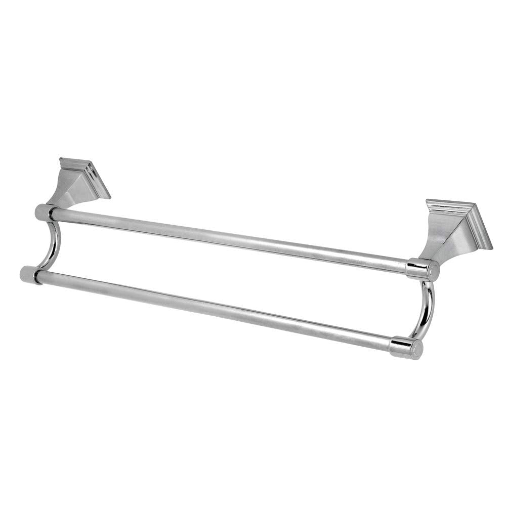 Kingston Brass BAH612318C Monarch 18-Inch Dual Towel Bar  Polished Chrome