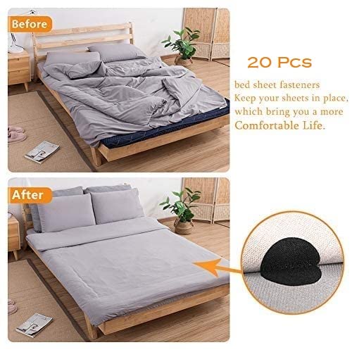 Prostuff.In Plastic 10Pcs Reusable Rug Grippers Sofa Cushion Fasteners, Washable Rug Pads Carpet Stickers, Fixed Rug Pads Non-Sl