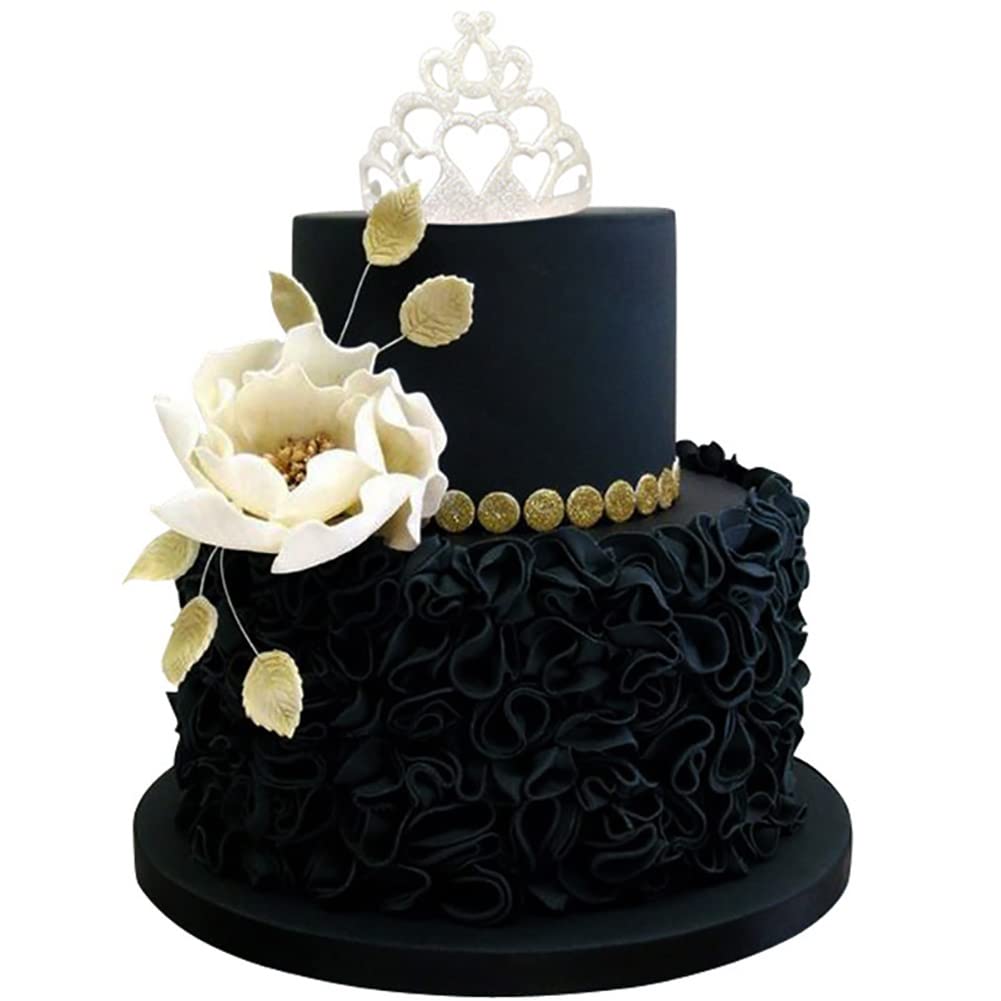 6 Pcs Crown Cookie Cutters Set Tiara Fondant Cutter Crown And Princess Crown Mold Cupcake Decorating Gumpaste Mould