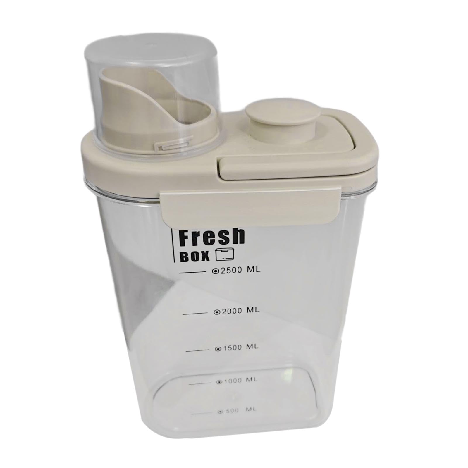 The Style Sutra Rice Storage Container Cereal Containers Dispenser For Pet Food Cereal Flour Yellow L
