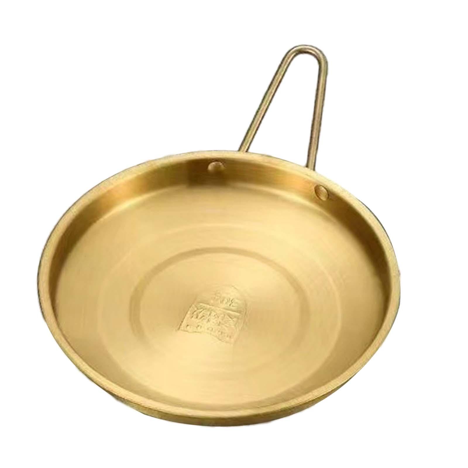 Enakshi Stainless Steel Serving Tray Decorative Serving Plate For Table Hotel Coffee Gold 24Cm|Sporting Goods | Outdoor Sports |
