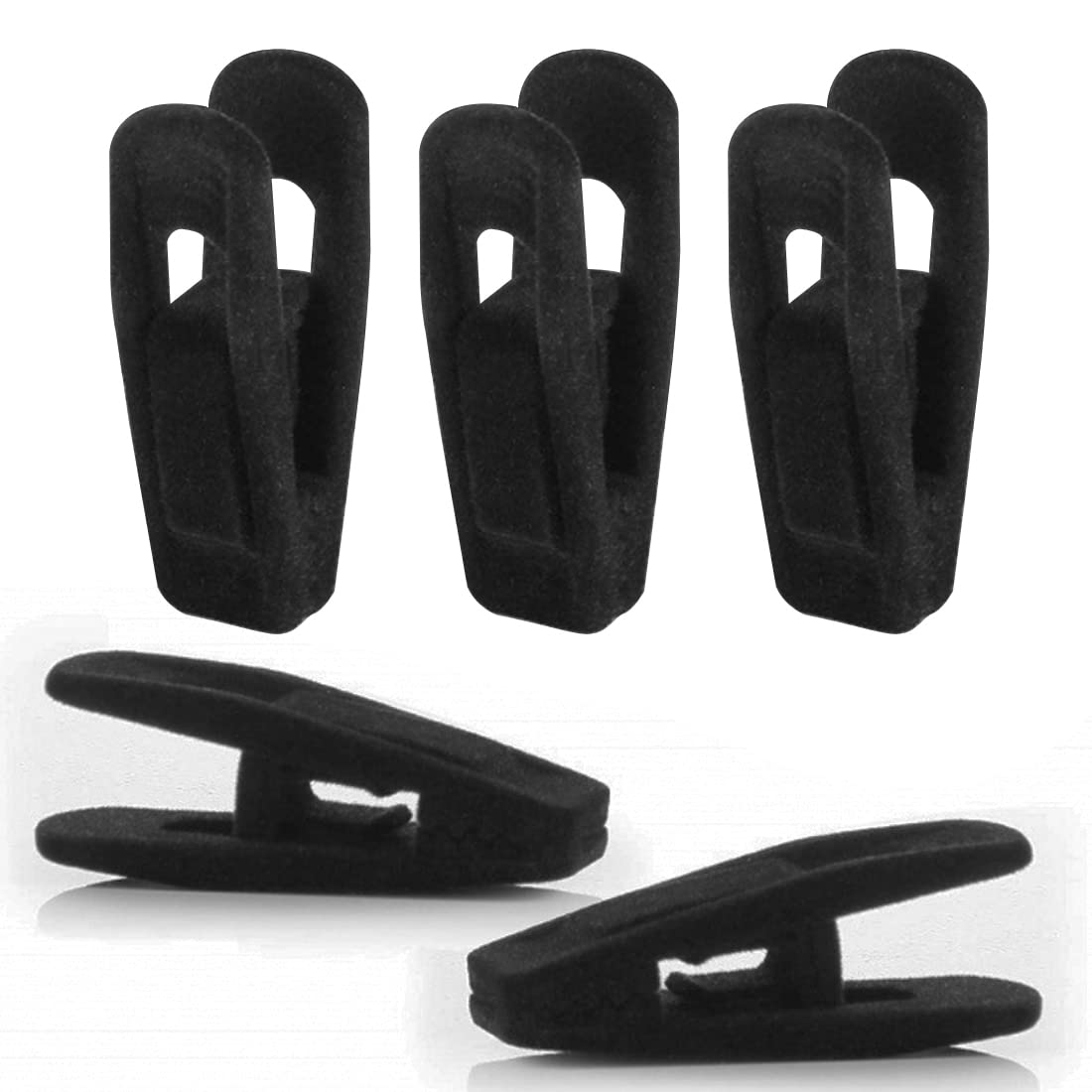 Otylzto 20Pcs Velvet Hanger Clips, Hanger Clip For Velvet Hangers,Plastic Hanger Clips