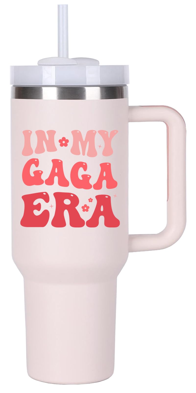 momocici Gaga Gifts Ideas for Grandma.40 oz In My Gaga Era Tumbler with Handle.Gaga Gift.Gaga Cup.Gaga Tumblers.40 oz Birthday C