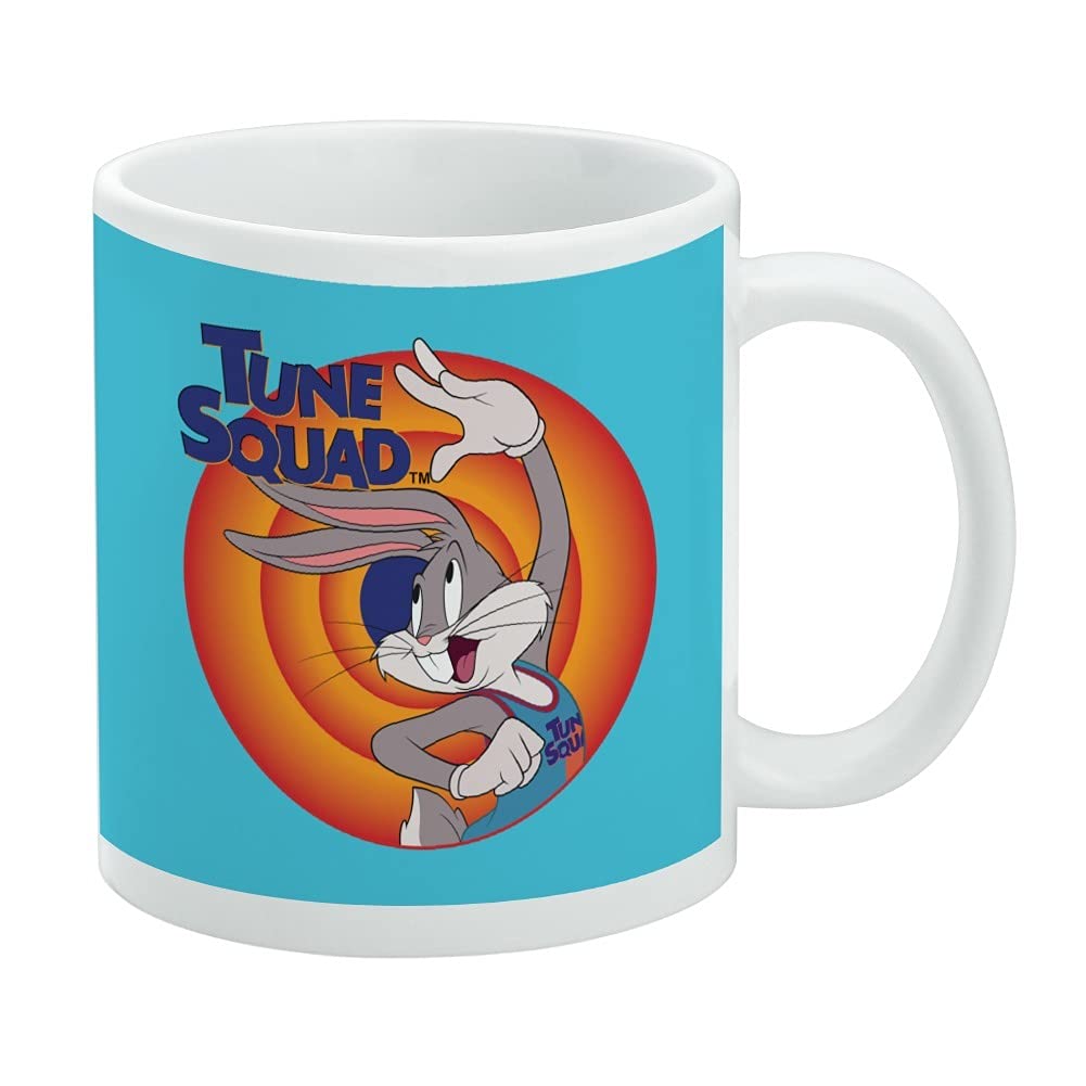 Space Jam: A New Legacy Bugs Bunny Ceramic Coffee Mug, Novelty Gift Mugs For Coffee, Tea And Hot Drinks, 11Oz, White
