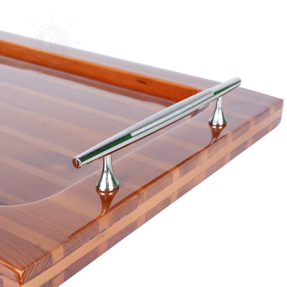 Chris Craft Nautical-Inspired Rectangular Cedar Serving Tray