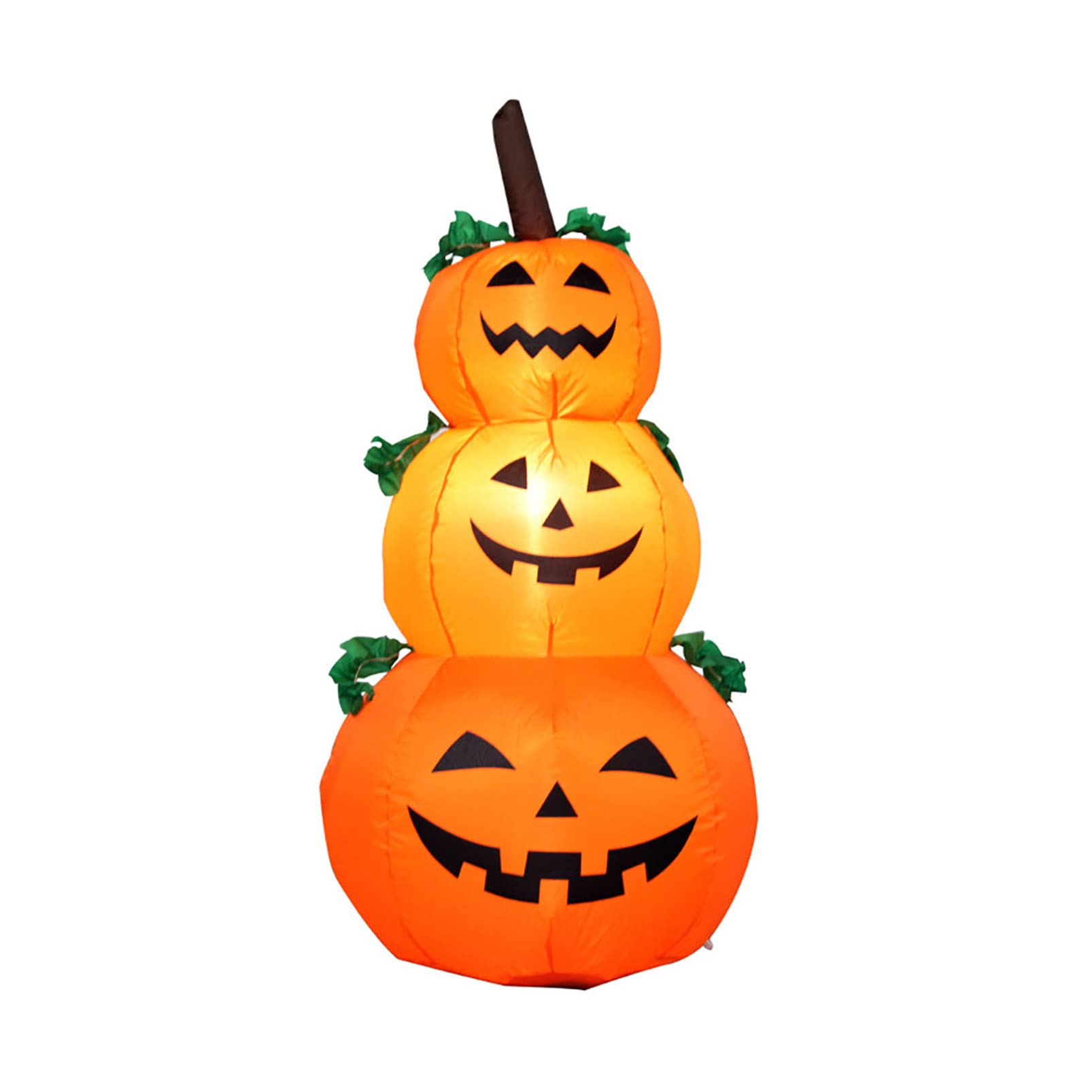 Decfine Halloween Blow up Inflatable Pumpkin Decoration-Lighted Inflatable Pumpkin for Home Yard Garden Indoor and Outdoor Decor