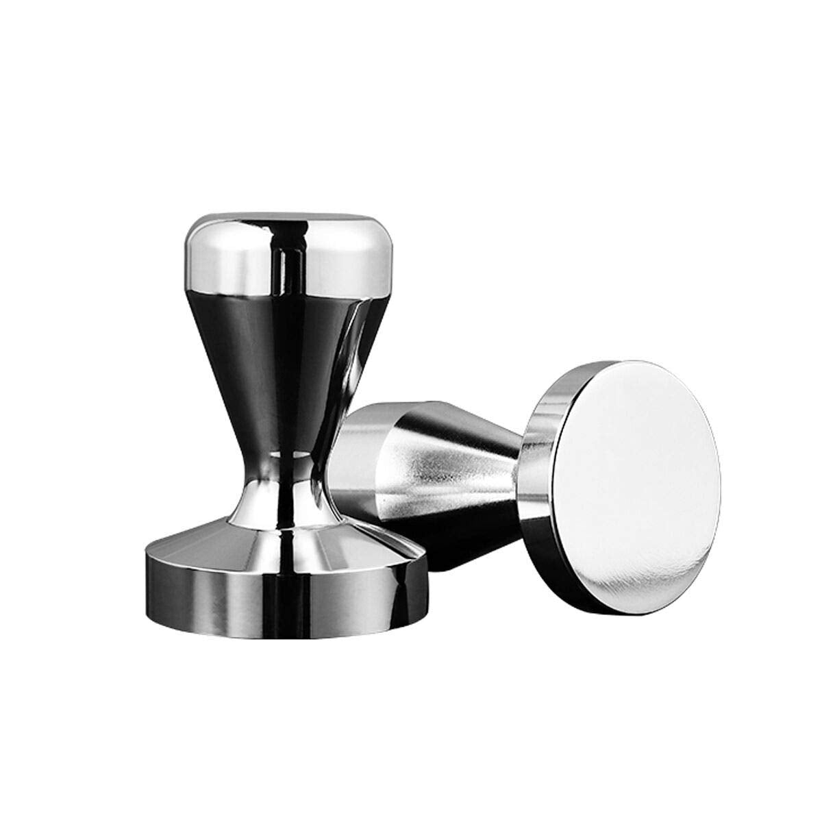 Coffee Tamper Espresso Coffee Press Hand Tamper 58Mm With Silicone Tamper Mat