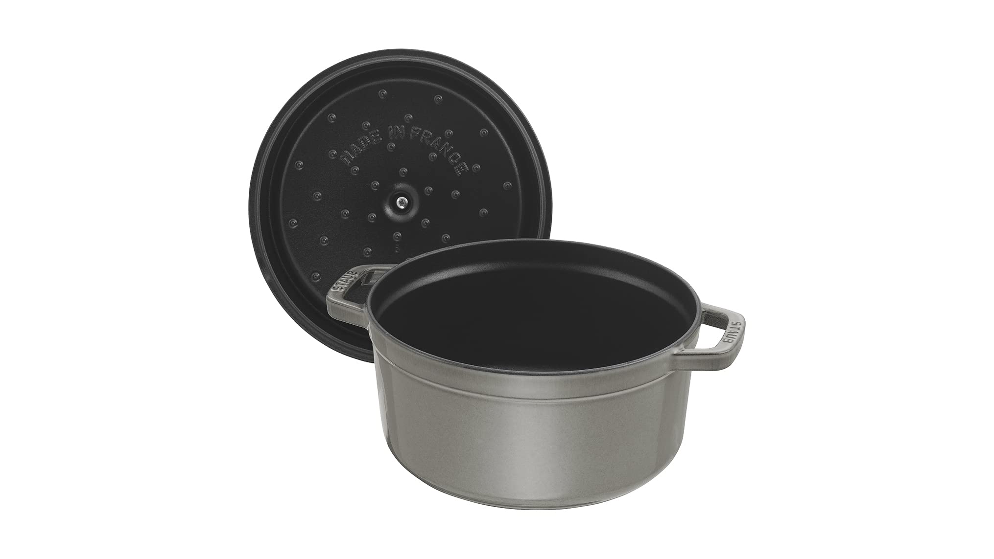STAUB Cocotte Round 24cm Graphite Grey