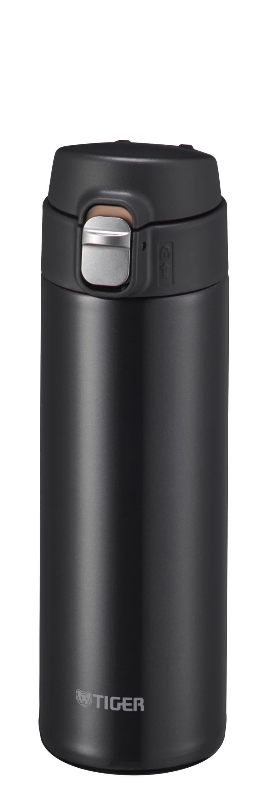 Tiger Thermos MMJS048KJ Water Bottle, 16.2 fl oz (480 ml), Onepush Stainless Steel Bottle, Cold Retention, Lightweight, Easy t