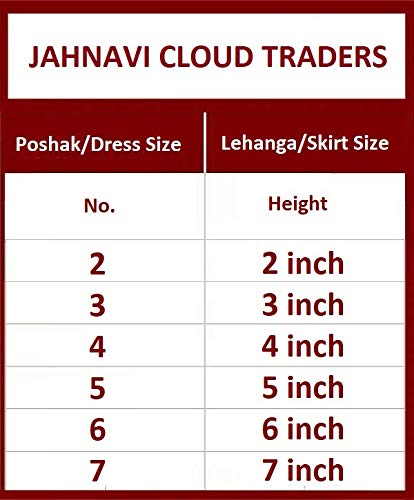 Suparias God Dress Set for Laxmi Ganesh Ji, Radha Krishna Standing Idol (Yugal Jodi Poshak - S02) (Size: 4 inch)