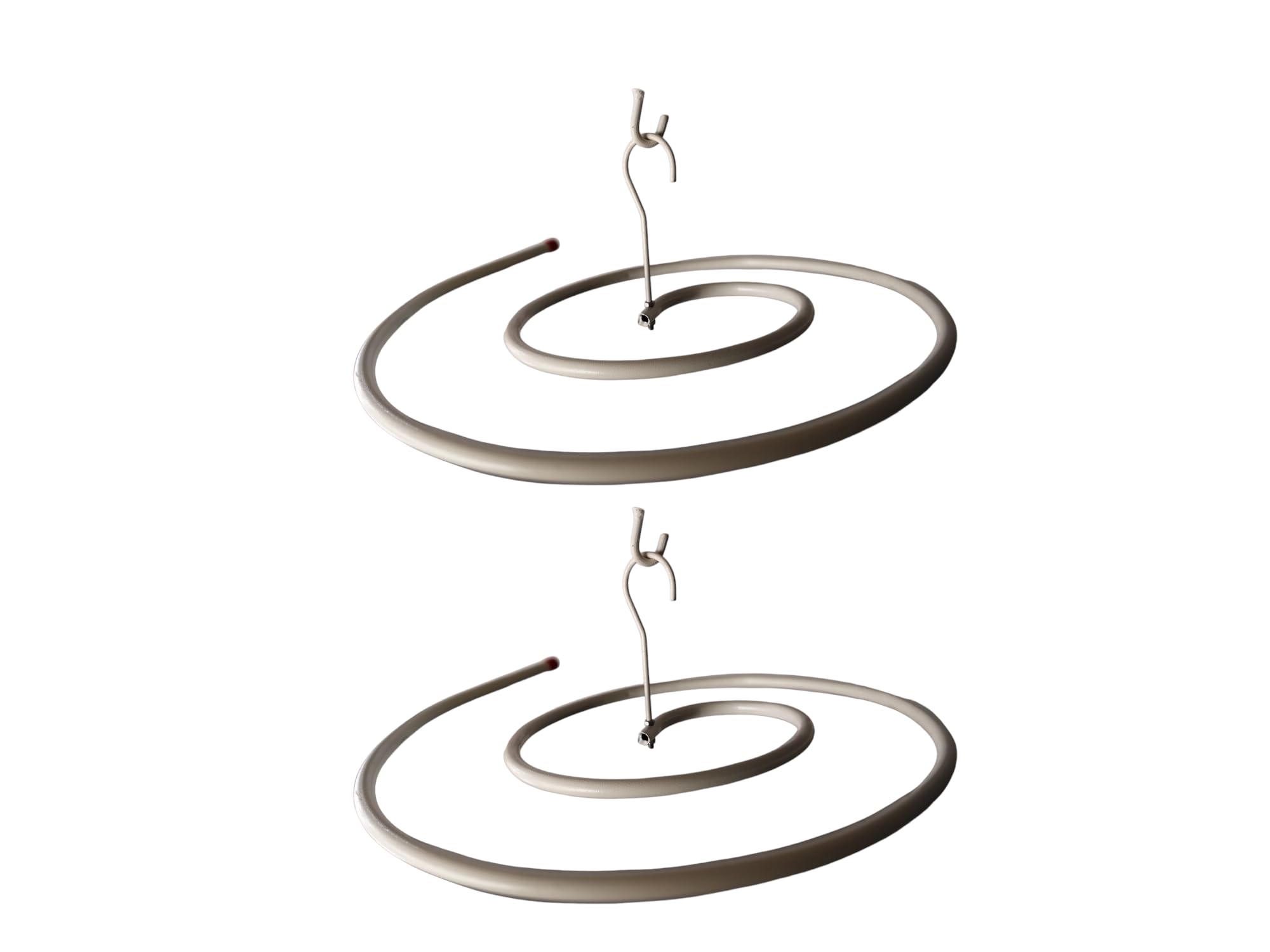Glitz Set Of 2 Round Clothes Drying Stands | Laundry Hangers For Bed Sheets Blankets Mattresses And Towels | Durable Iron Constr
