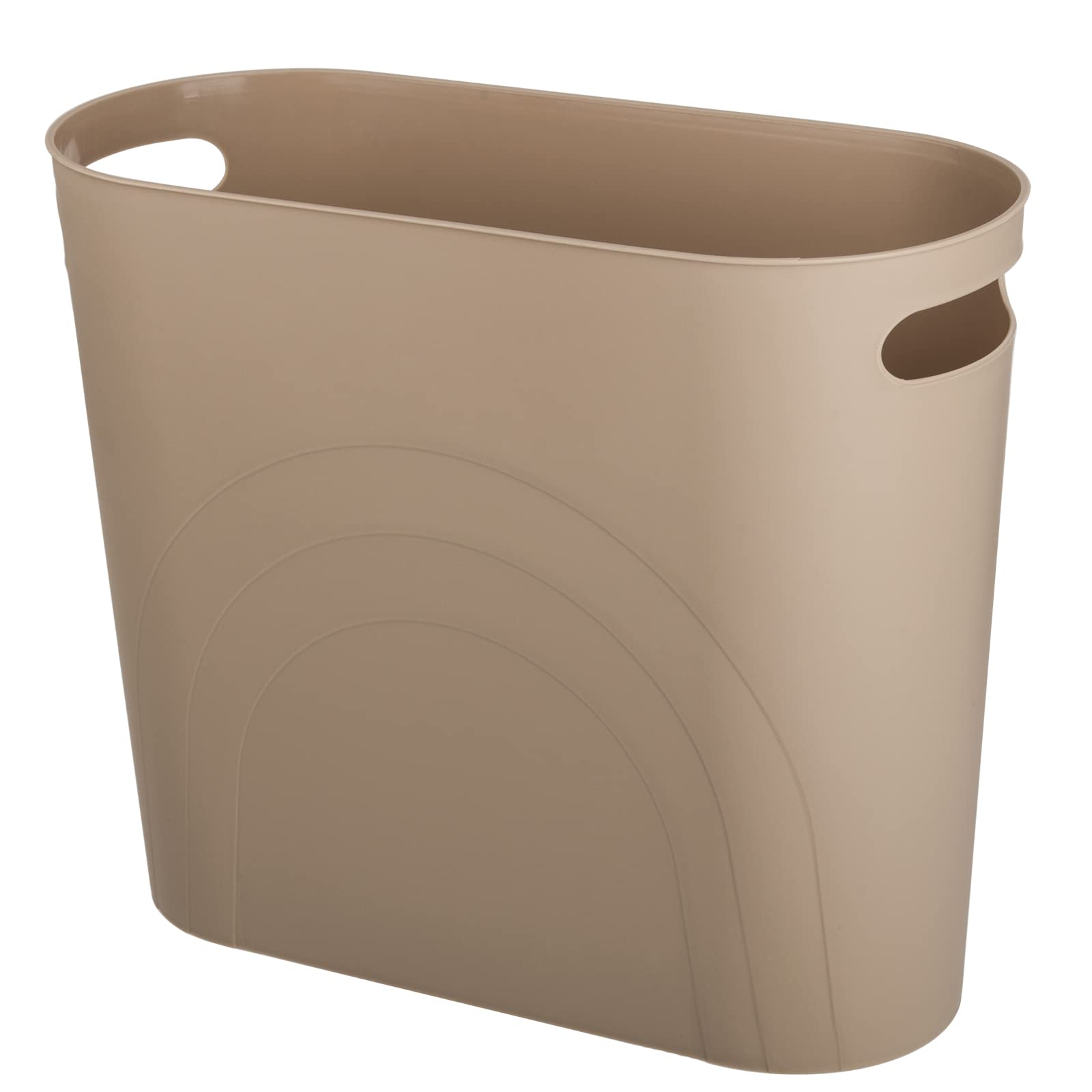 Zoocatia Small Trash Can Garbage Can Container Bin With Handles 3 Gallons Plastic Wastebasket For Bathrooom, Bedroom, Office, Ki