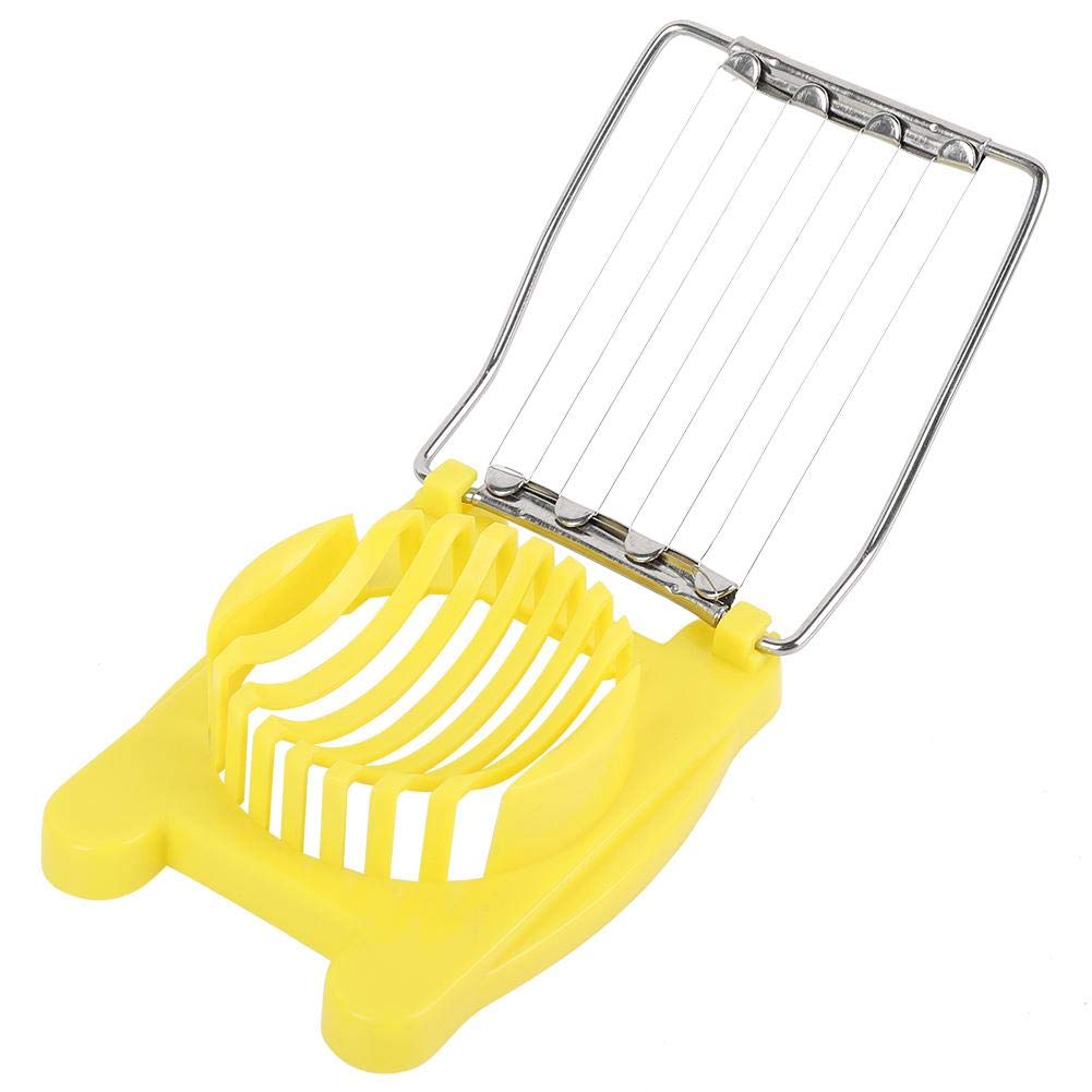 Heavy-Duty Plastic Egg Slicer With Stainless Steel Wires Multipurpose Boiled Egg Salad Slicer Strawberry Cheese Slicing Tools -Y