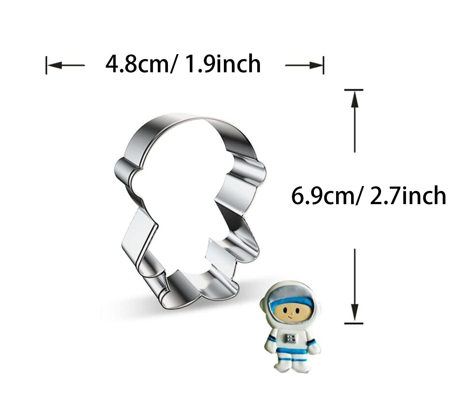 Wjsyshop Astronaut Shape Cookie Cutter - A