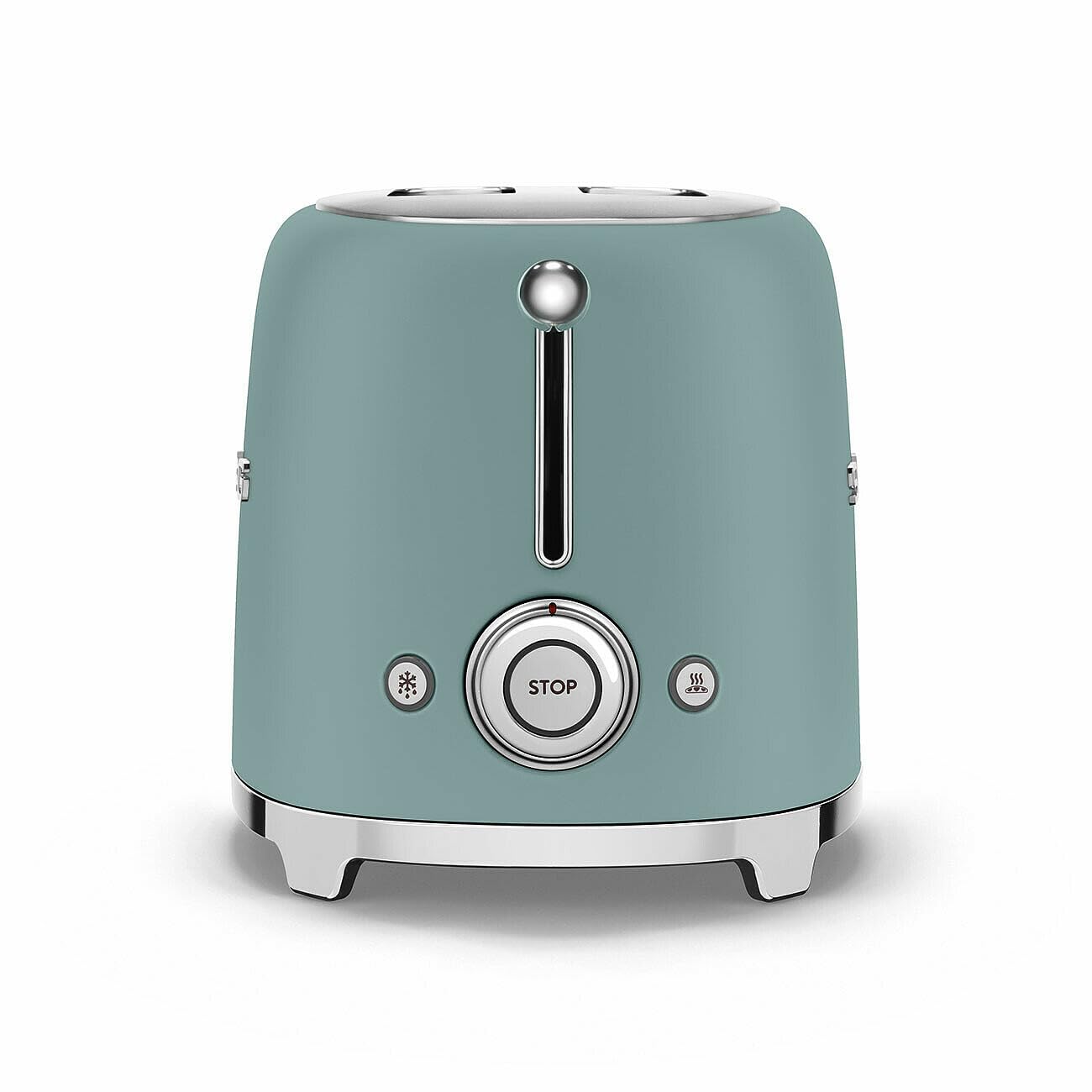 Smeg 2 Slice Toaster With 6 Presets And Defrost Function And Removable Crumb Tray (Jade)