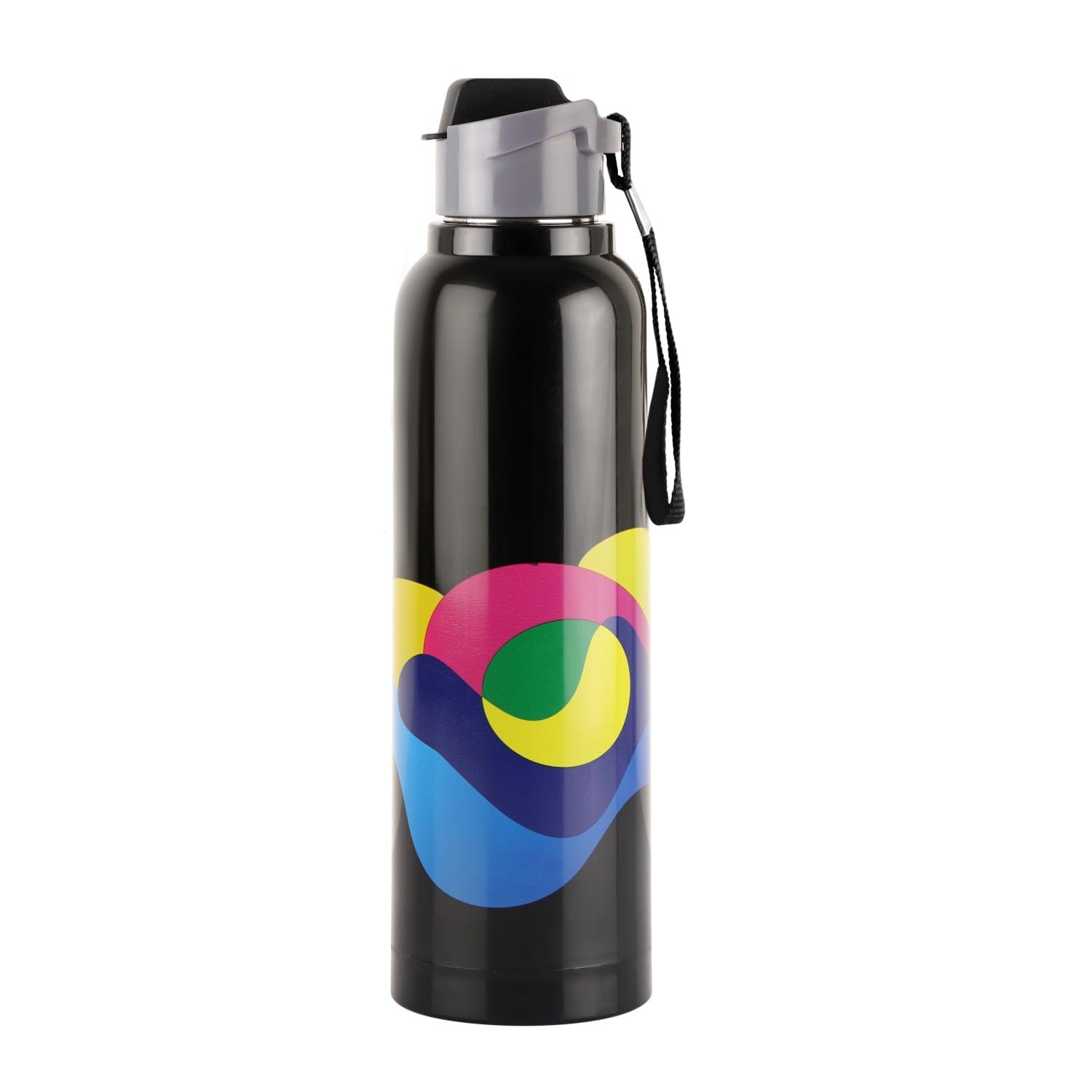 Cello Puro Steel-X Benz Pro 900 | Leak Proof | Wide Mouth & Easy To Open | Insulated Inner Steel Water Bottle | 730Ml| Set Of 2,