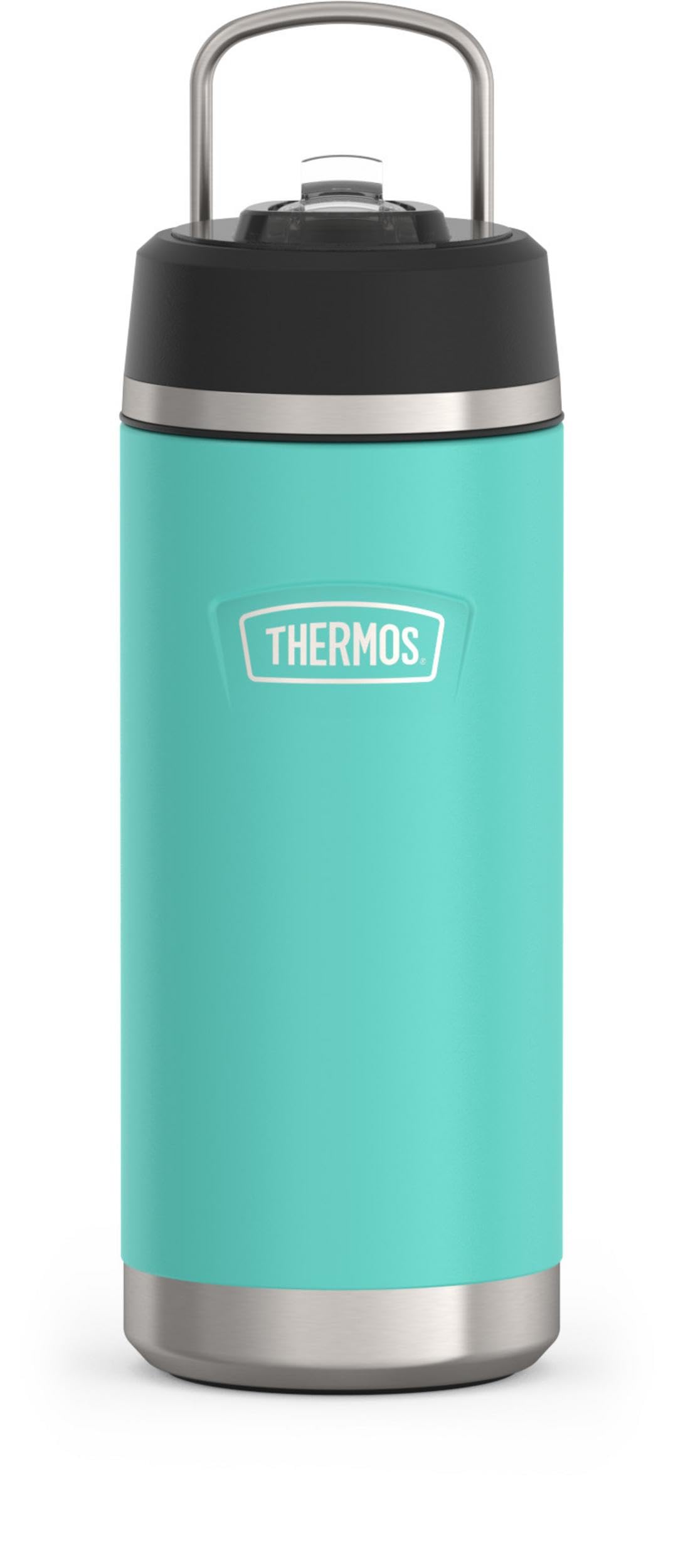 Thermos Icon Series Insulated Water Bottle With Straw Lid - 18 Ounce, Seafoam - Stainless Steel Vacuum Insulated Water Bottle Wi