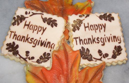 Designer Stencils Thanksgiving Cookie Set, Beige/Semi-Transparent
