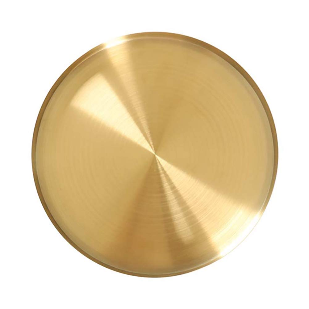 Newcomdigi Gold Tray Decorative, Gold Serving Tray, Brass Tray, Decorative Tray For Jewelry, Makeup, Candle, Toiletry, Kitchen T