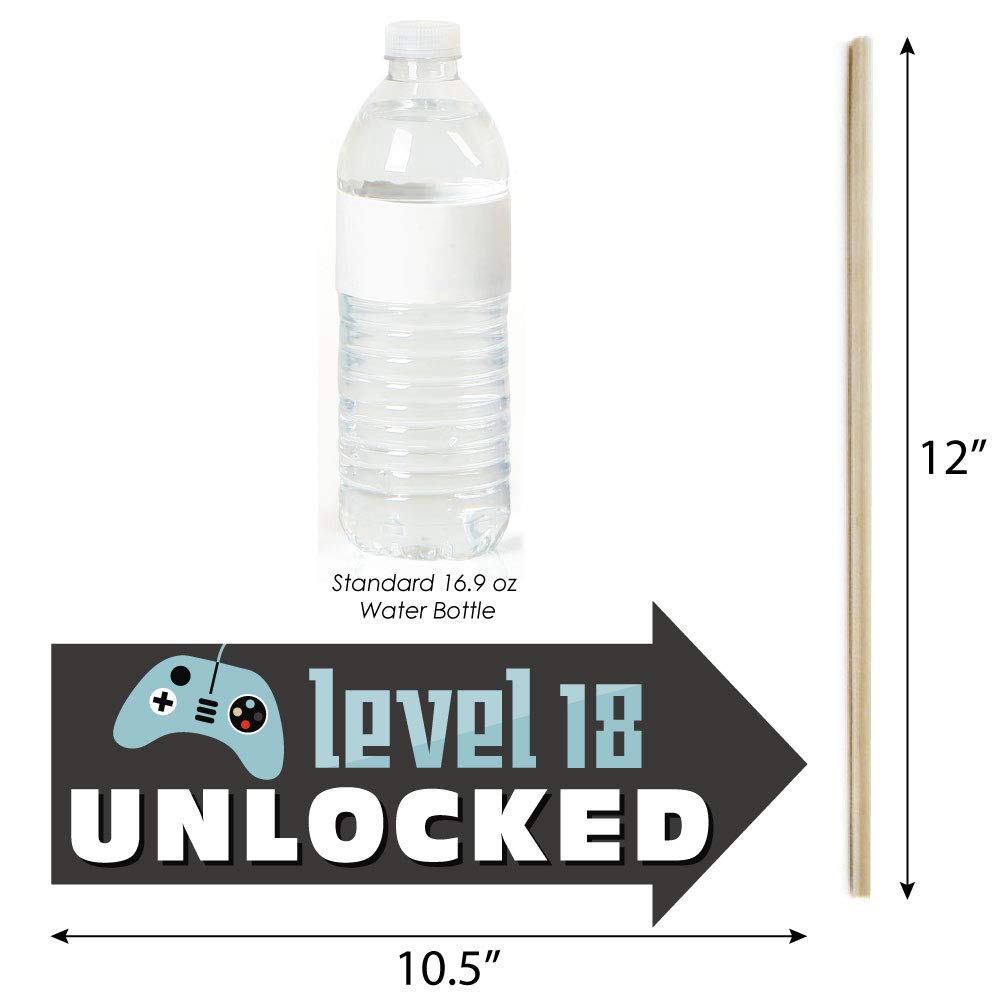 Big Dot Of Happiness Funny Boy 18Th Birthday - Eighteenth Birthday Party Photo Booth Props Kit - 10 Piece