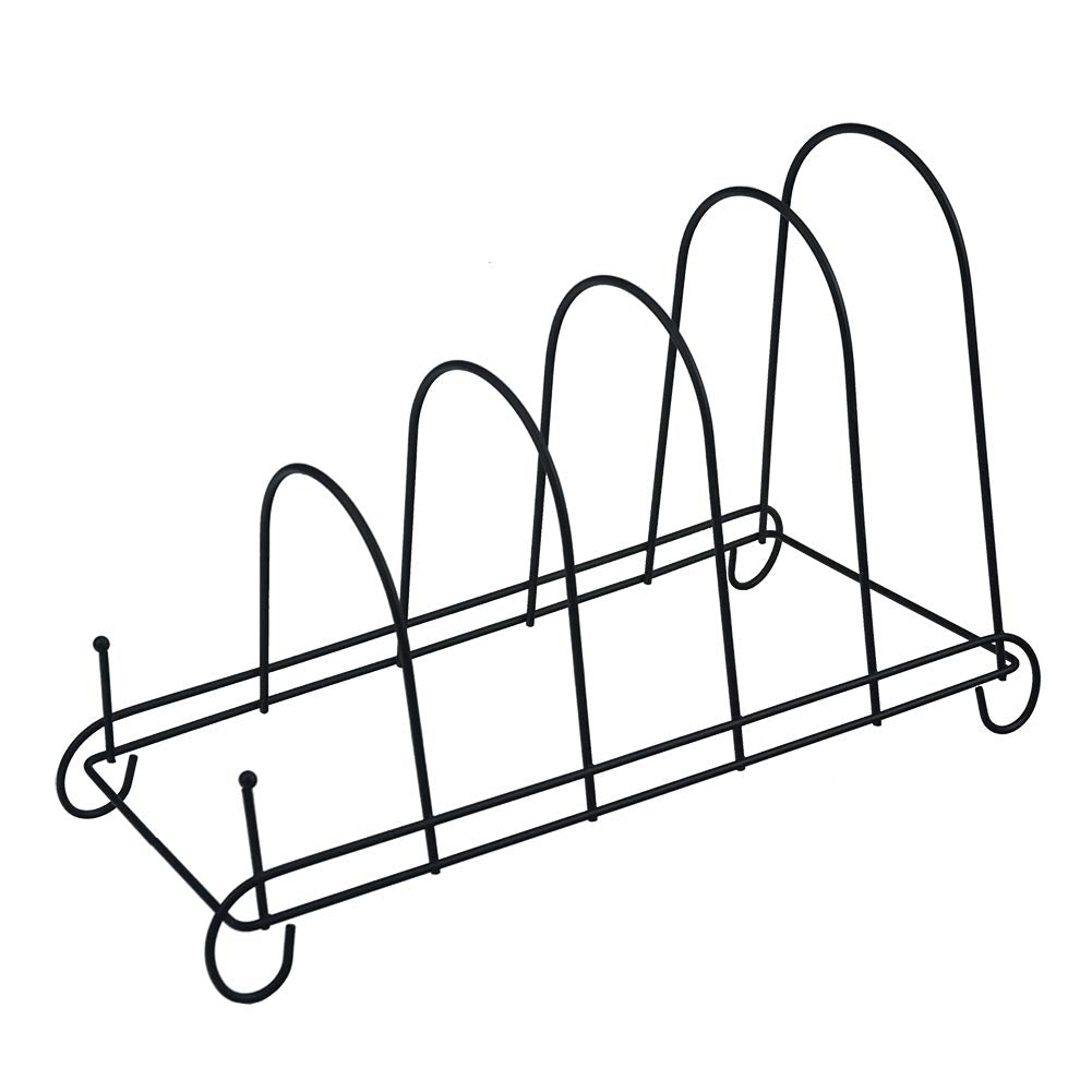 Artliving 5-Tier Metal Scrollwork Dish Rack Plate Rack Display Stand Holder Cabinet Organizer Set Of 2