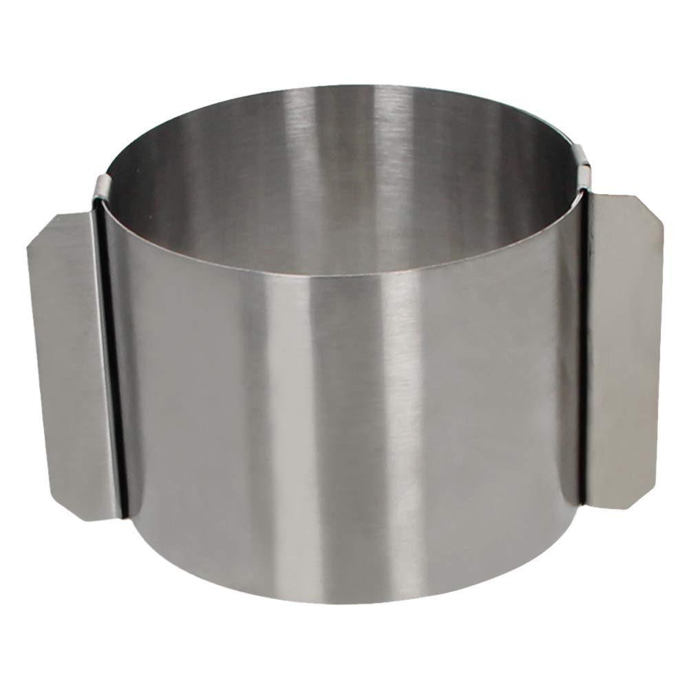 Utoolmart Cake Mold, Cake Ring, Adjustable Round Stainless Steel 2.36 To 4 Inch Cake Mold, Cake Baking Supplies 1Pcs