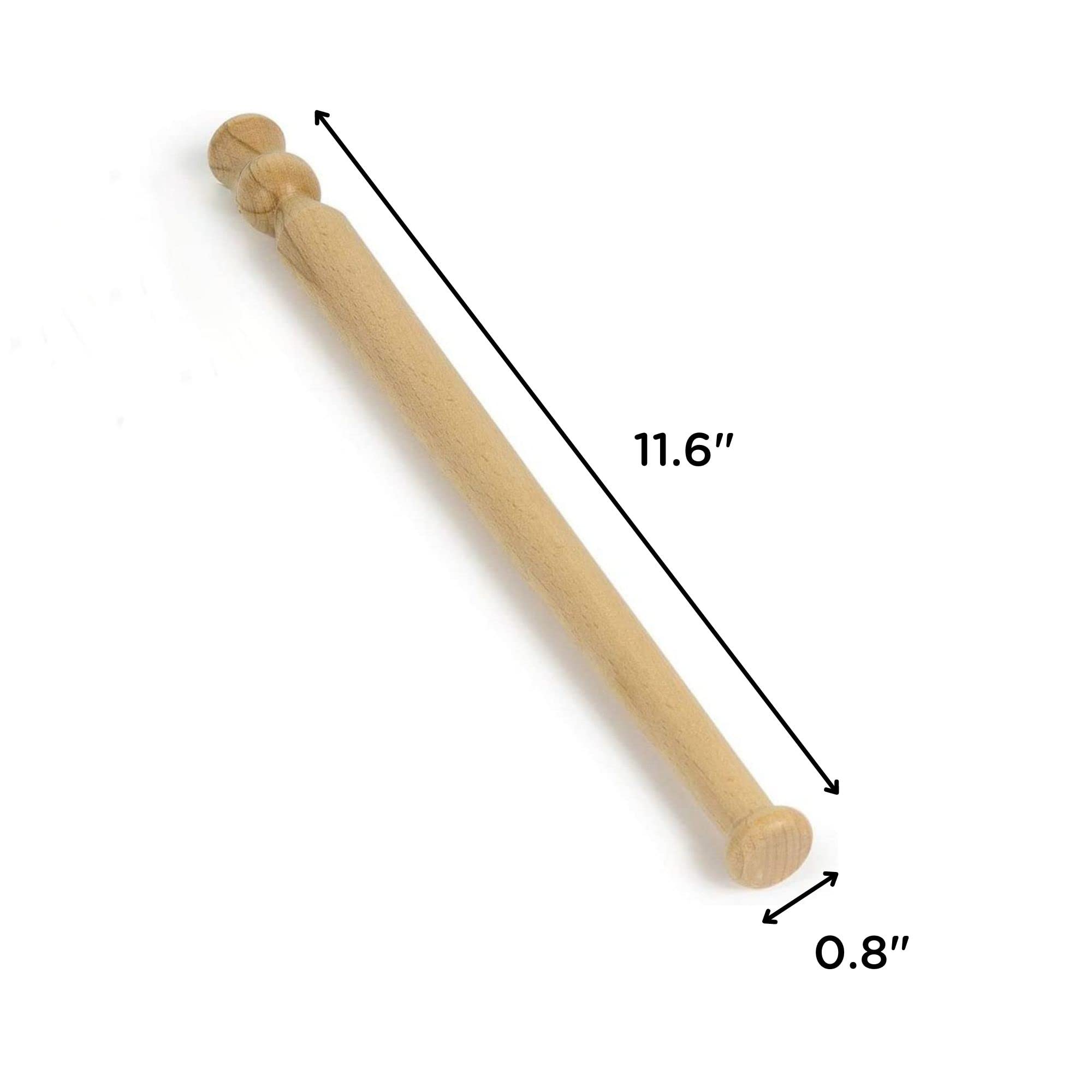 Muldale Wooden Porridge Spurtle - 11.5'' Oatmeal Spoon Scottish Stick Stirrer - Spurtles Kitchen Tools - Traditional Scottish Wo