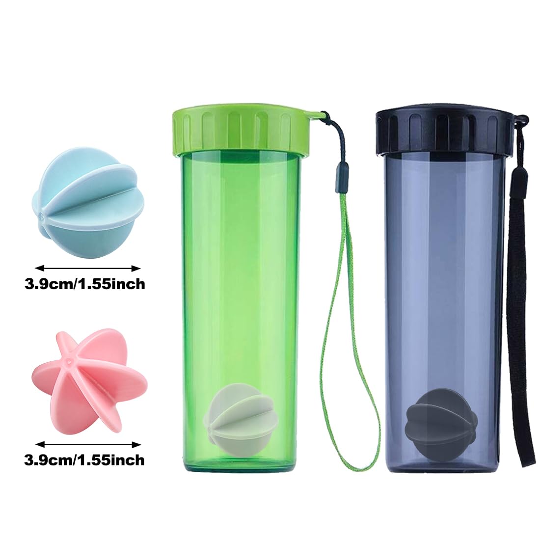 Elane 12 Pcs Blender Balls For Protein Shakes,Protein Shaker Ball Shaker Cup For Shaker Drinking Bottle Cup (1.5Inch)