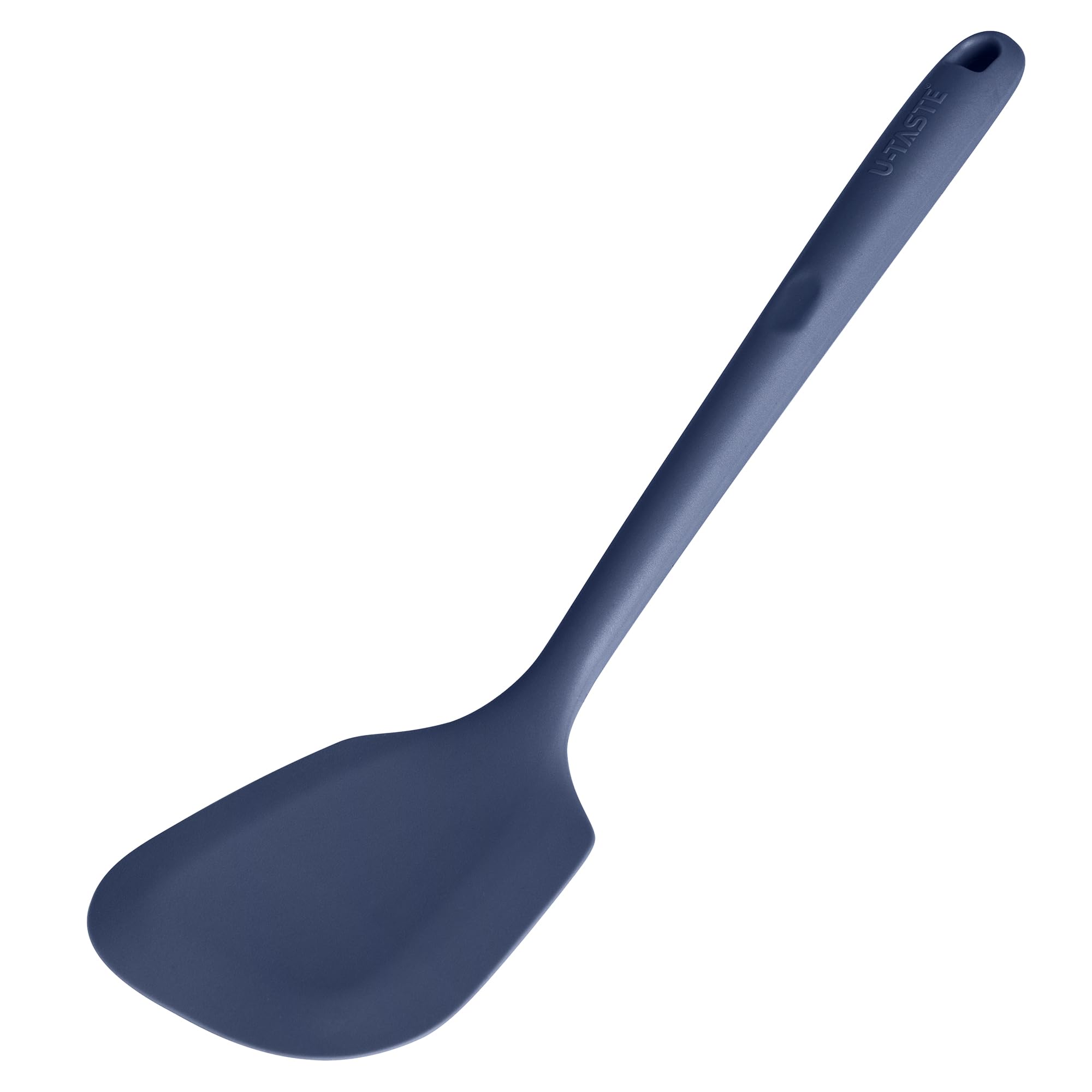 600? Heat Resistant Silicone Turner: U-Taste 13.6In Solid Kitchen Spatula Flipper, Bpa Free Flexible & Thin Seamless Cooking Ute