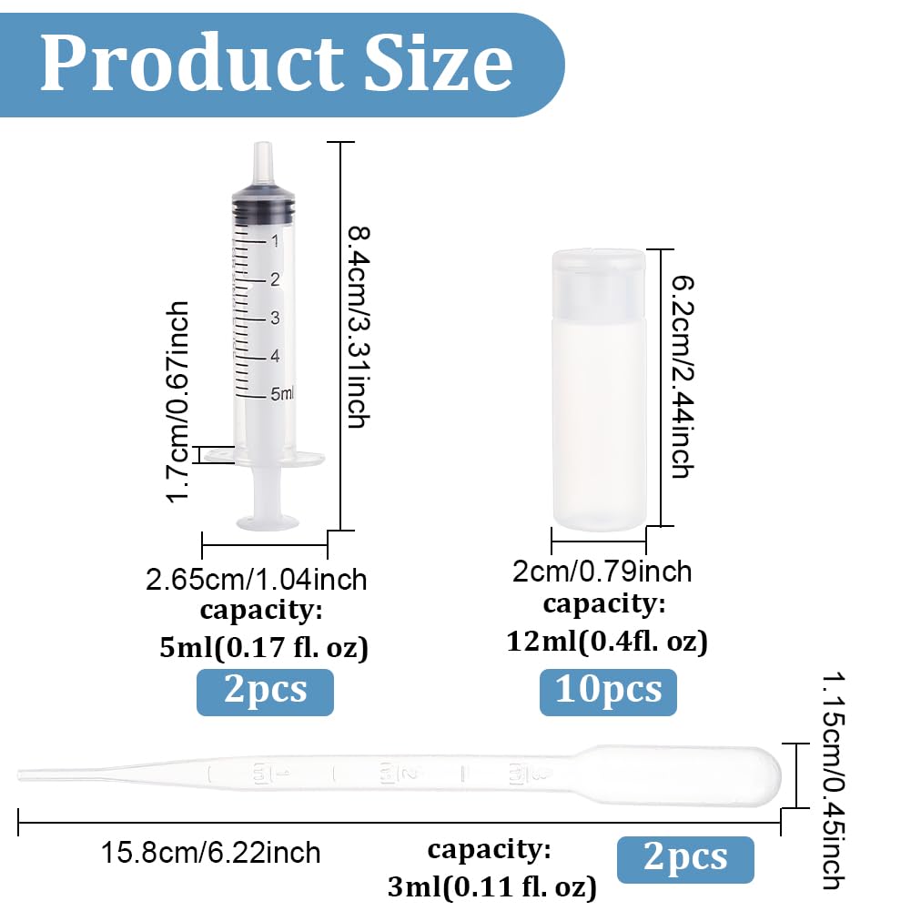 Benecreat 10 Pack 12Ml Small Plastic Flip Cap Sample Bottle Empty Refillable Travel Bottles For Makeup Cosmetic Toiletries Produ