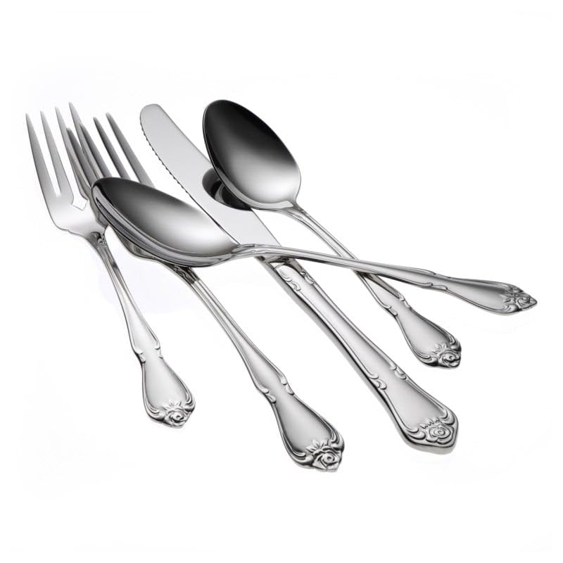 Oneida Dinner Fork, Stainless Steel, 7-3/8", Silver, Model 2552FRSF