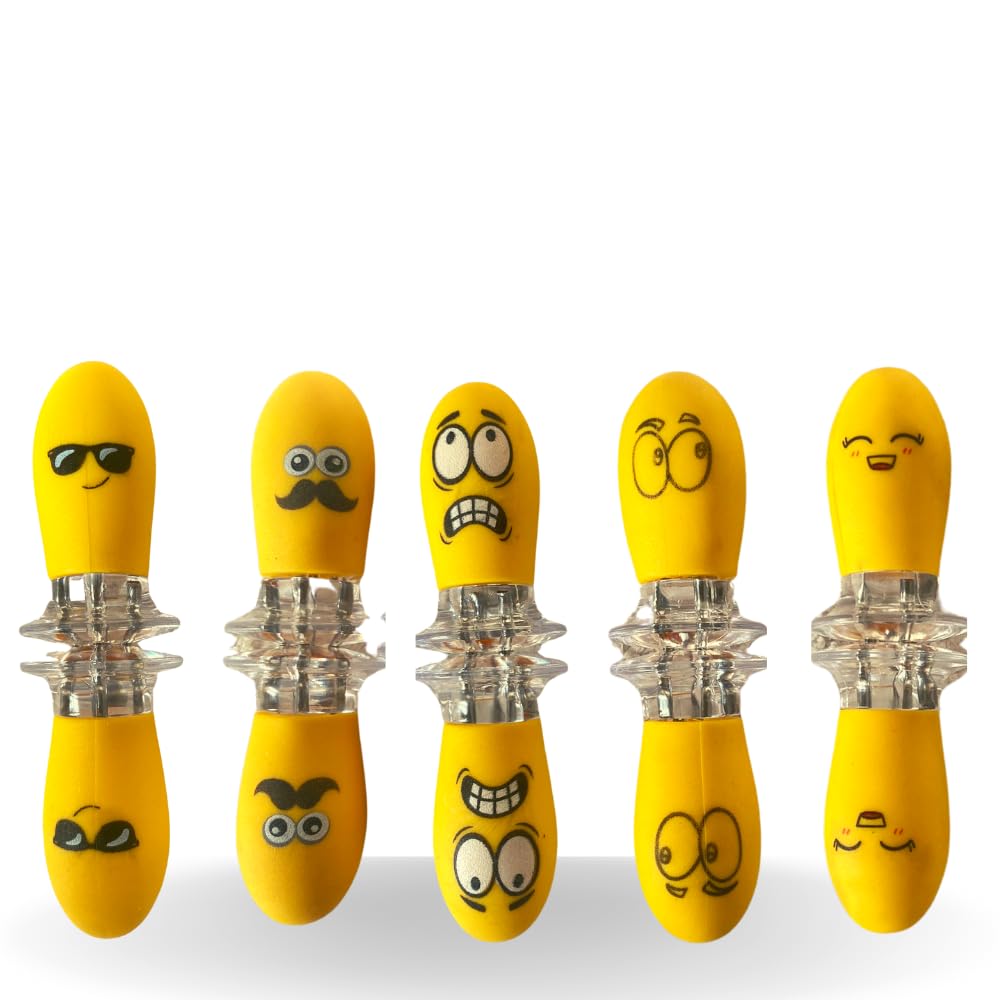Fumiko'S Unique Corn Holders For Corn On The Cob - 10 Pcs/5 Corn Cob Holders Set, Fun Faces, Interlocking Corn Holder Set Making