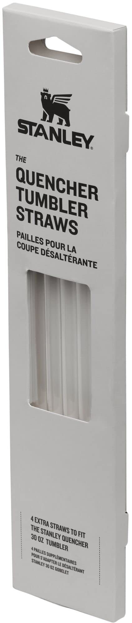 Stanley Reusable Quencher Straws - 4-Pack of BPA-Free  Reusable Straws for Clean Drinking - Perfect 30oz Tumblers