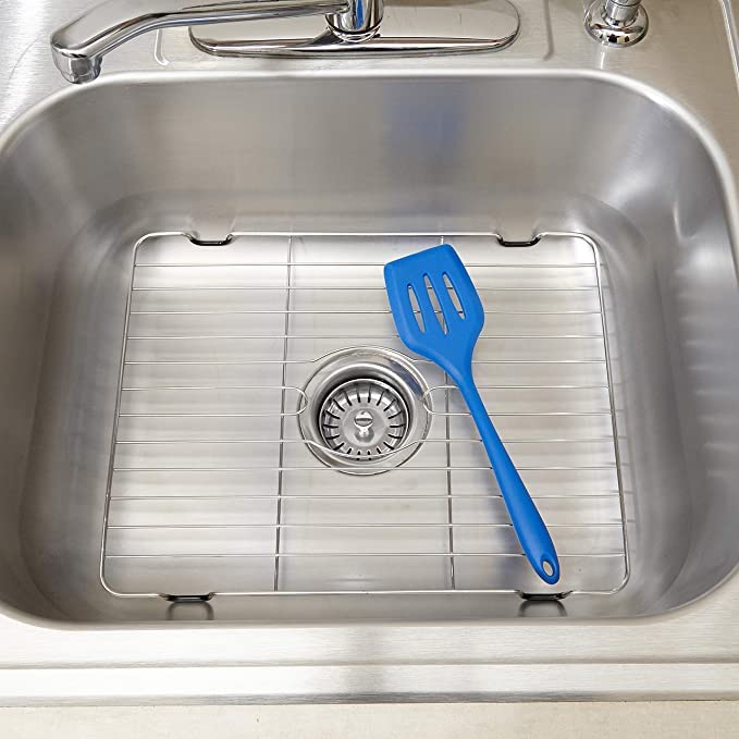 Better Houseware 14868 Medium Sink Protector Grid, Stainless Steel, 165 X 1 X 125 Inches (2 Pack)