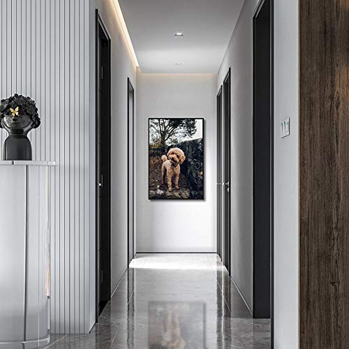 Nwt Custom Framed Canvas Prints With Your Photo For Pets, Personalized Canvas Wall Art For Living Room, Bedroom - 16X24 Inches