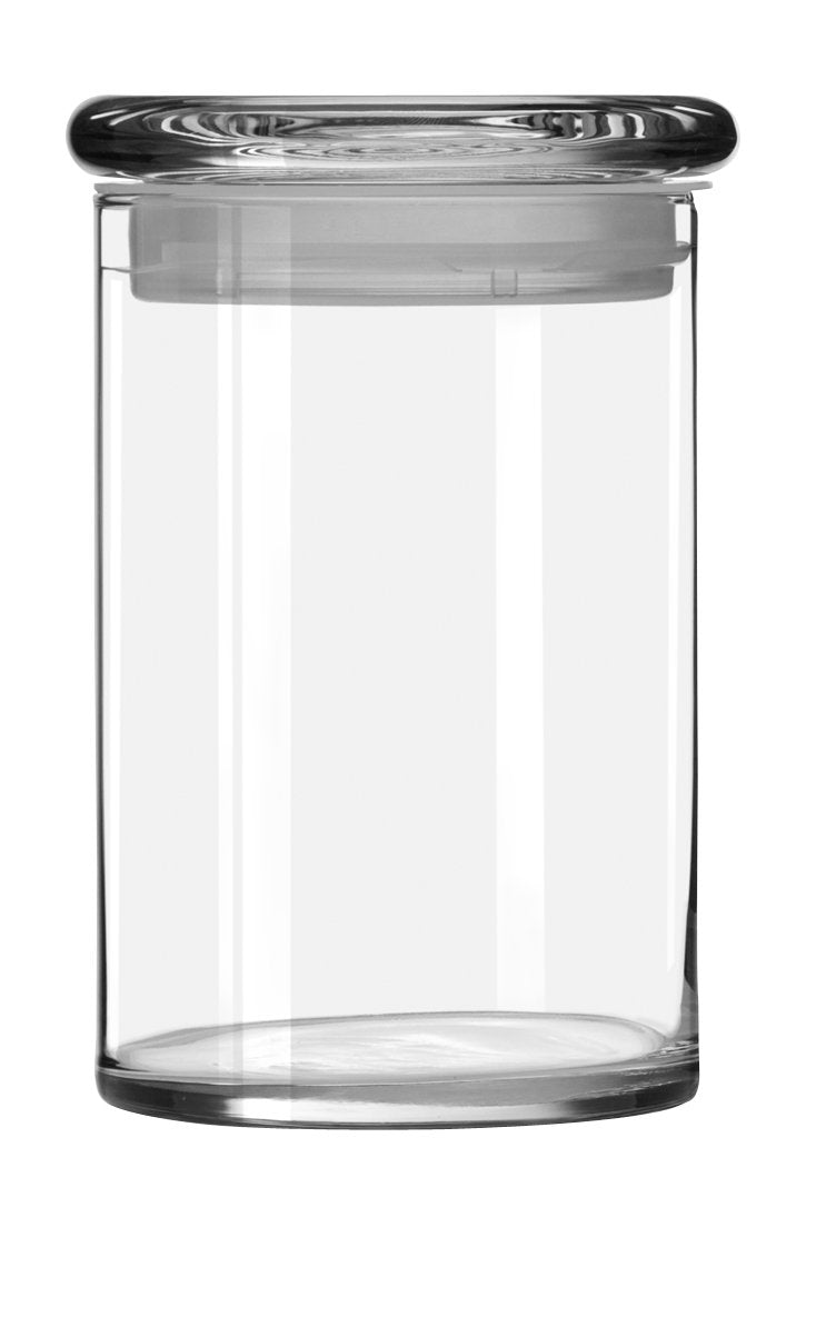 Libbey Cylinder Jar with Glass Lid, 31-Ounce