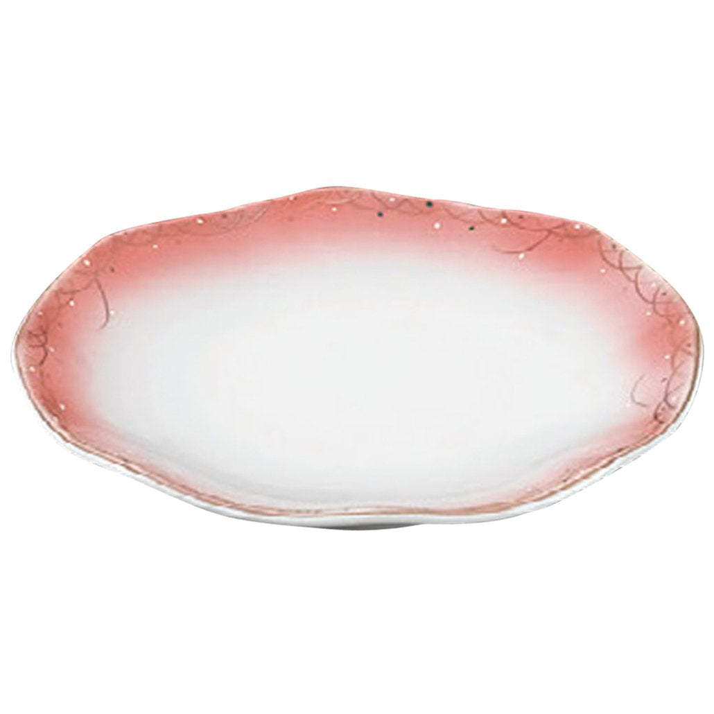 Yamasita Craft 11559370 Haruno Tempura Plate, 9.1 x 9.1 x 1.2 inches (23.2 x 23.2 x 3 cm)