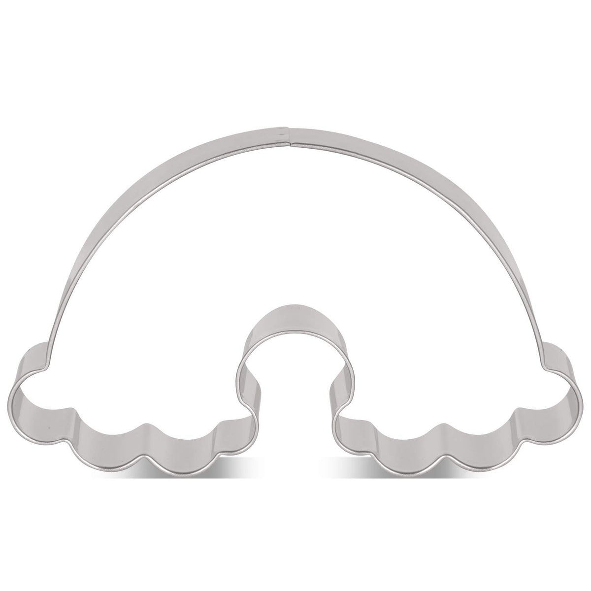 Liliao Rainbow Cookie Cutter For Kids - 4 X 2.4 Inches - Stainless Steel