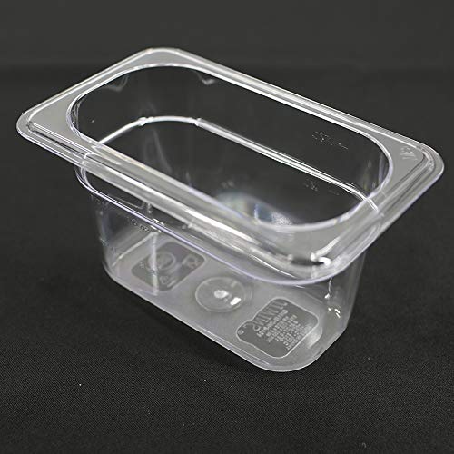 ? Cmi 1/9 Size Polycarbonate Food Pans,4'' Deep, Gn Pans Clear-Pack Of 6