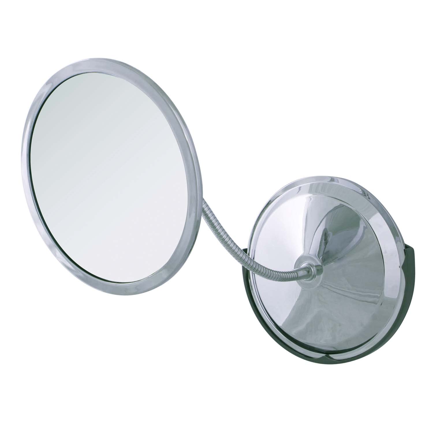 Double Vision Gooseneck Vanity/Wall Mount Mirror 5X/10X Magnification  Made in the USA