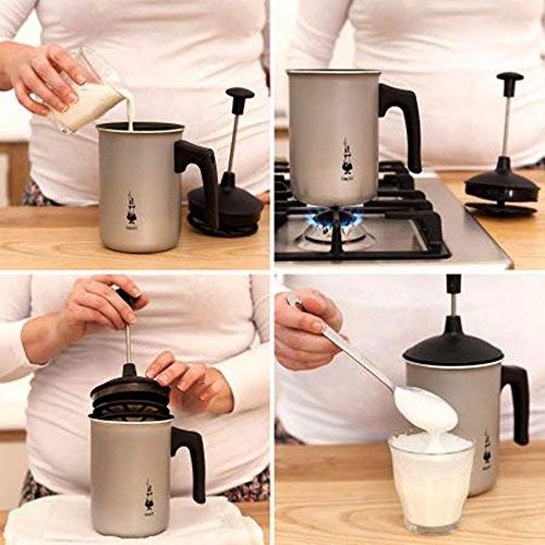Bialetti 00AgR394 Tutto crema Milk Frother  Black