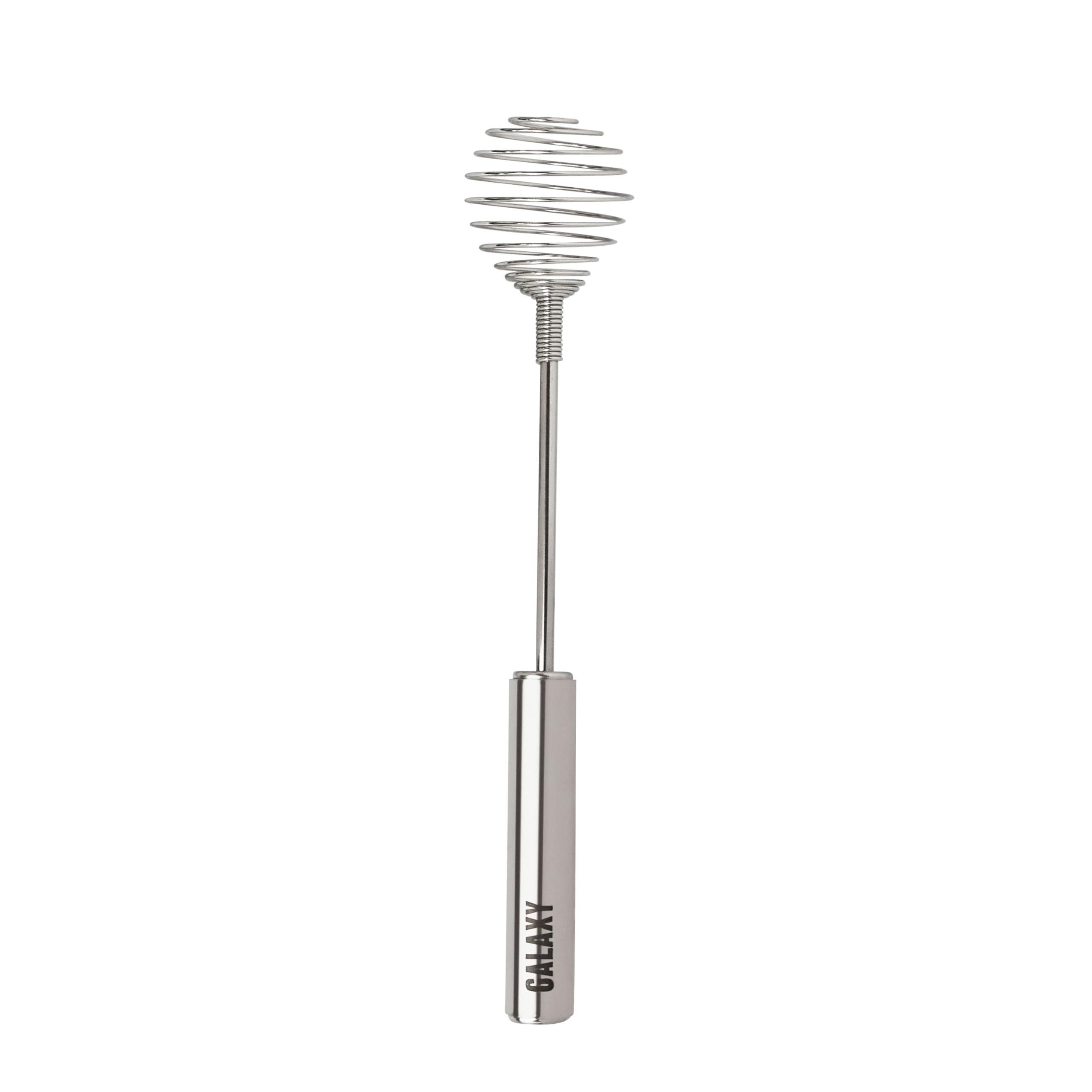 Stainless Steel Whip Whisk, 10 - Kitchen Galaxy Whisks for Cooking, Blending, Mixing, Stirring, Whipping & Beating - Whisking To