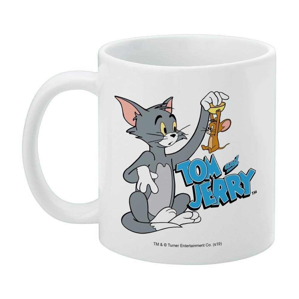 Graphics & More Tom And Jerry Best Friends Ceramic Coffee Mug, Novelty Gift Mugs For Coffee, Tea And Hot Drinks, 11Oz, White