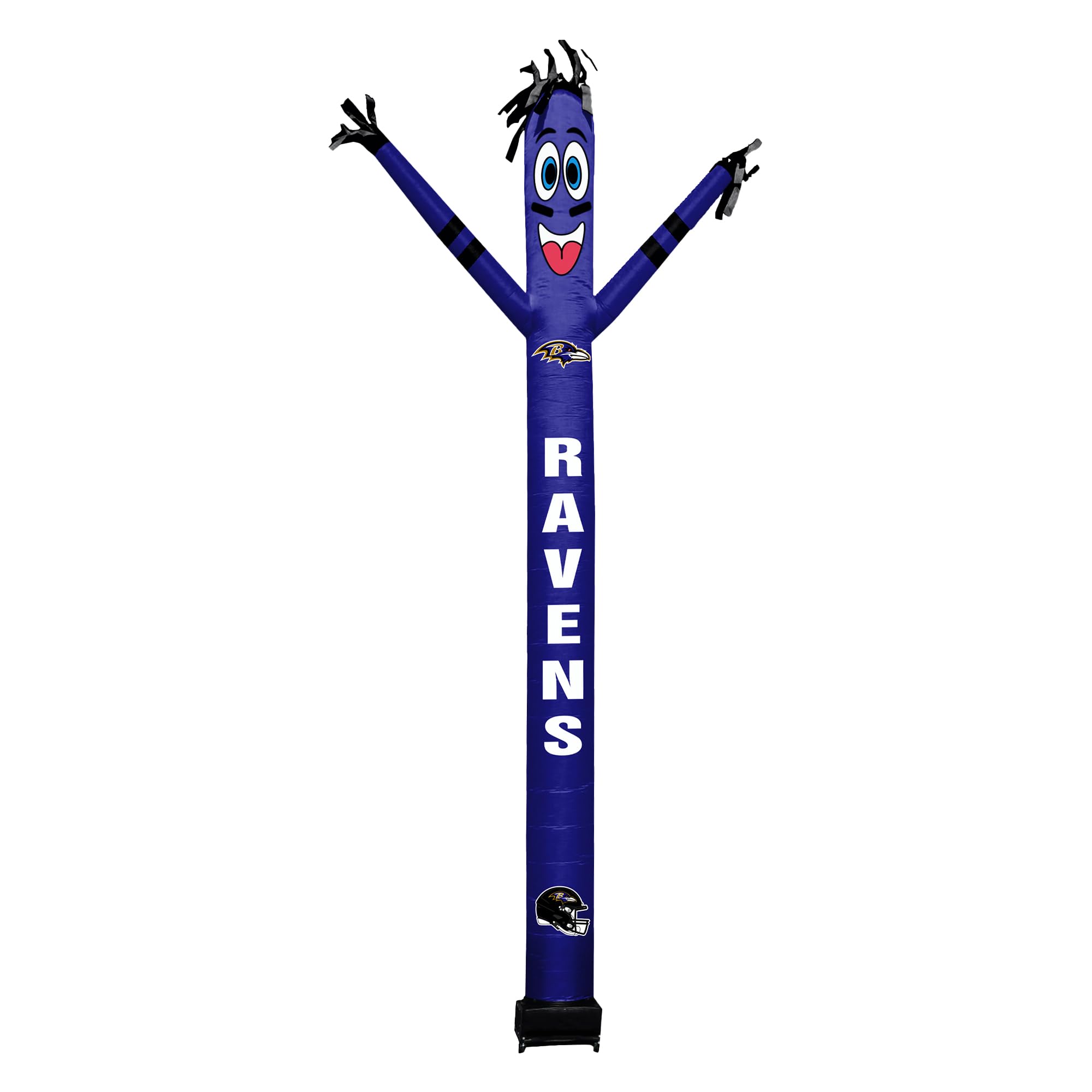 Sporticulture Football Baltimore Ravens Wacky Waving Inflatable Tube Guy with LED Lights & Built-in Blower - 6 x 36 x 96 NFL Inf